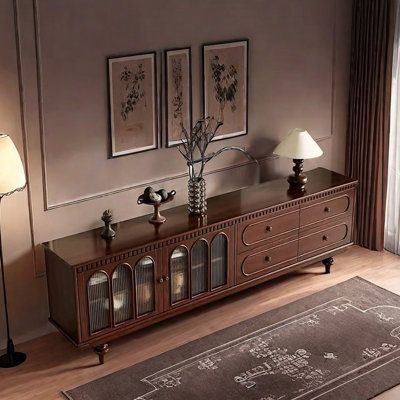 vẻ đẹp cổ điển, nét hiện đại và sự ấm áp từ Kệ Tivi Terra Arc Rattan