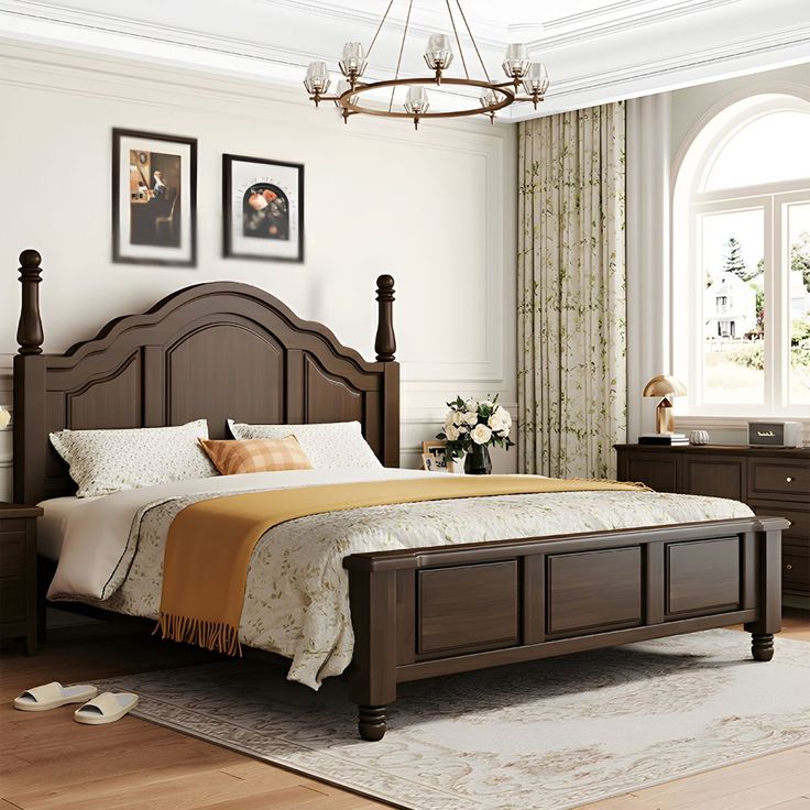 vẻ đẹp sang trọng của Giường Hoàng Gia Gỗ Tự Nhiên