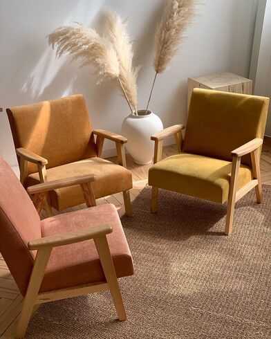 Ghế Sofa Gỗ Đơn Mono Wood - vẻ đẹp tinh tế nổi bật