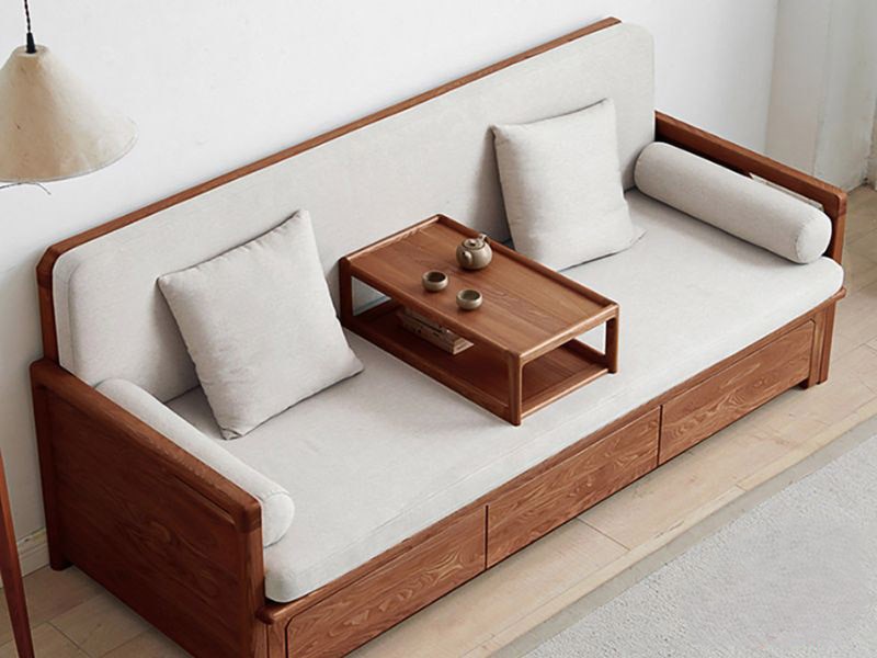 Sofa gỗ kiểu Nhật