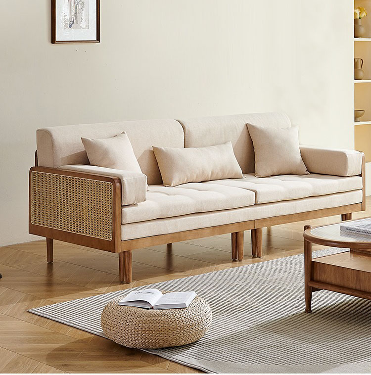 Sofa gỗ đan mây Rattanwood vẻ đẹp tinh tế