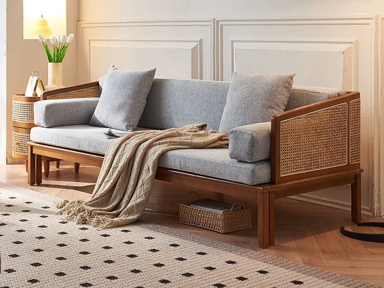 SOFA GỖ ĐAN MÂY RATTANWOOD 