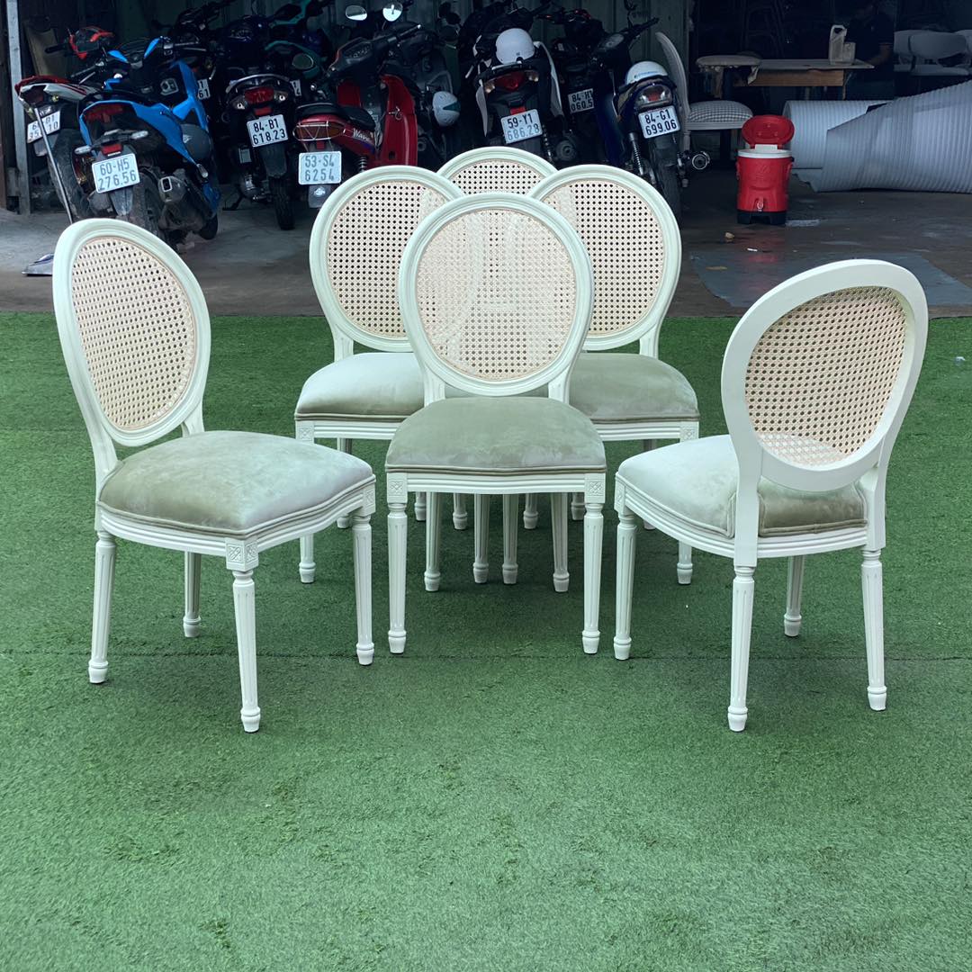 Ghế nhà hàng Louis không tay