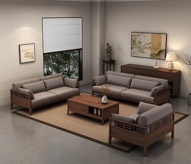 SOFA GỖ CHỮ U HIỆN ĐẠI