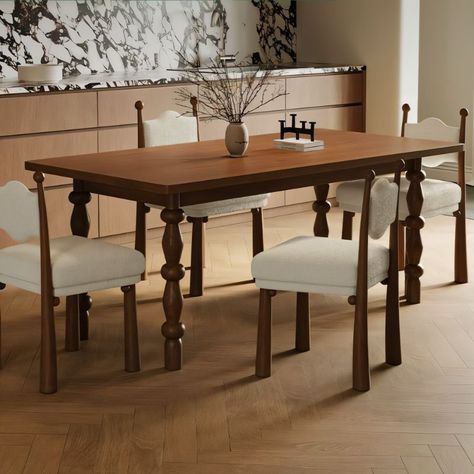 Thiết Kế Độc Đáo và Tinh Xảo của bàn ăn gỗ Orbix