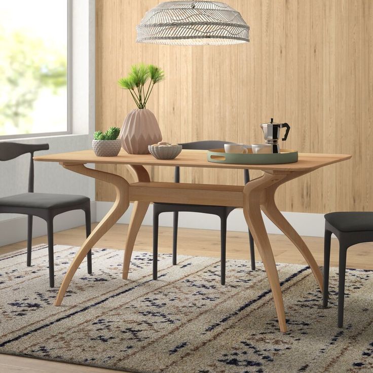 phong cách và thiết kế độc đáo của bàn ăn gỗ Sweep Table