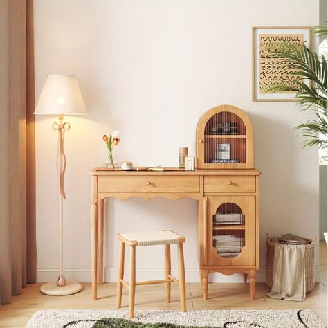 Bàn trang điểm gỗ Linden sang trọng hiện đại