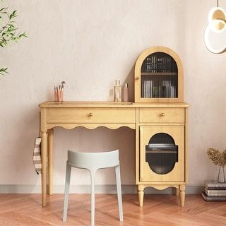 Bàn trang điểm gỗ Linden vẻ đẹp tự nhiên tinh tế