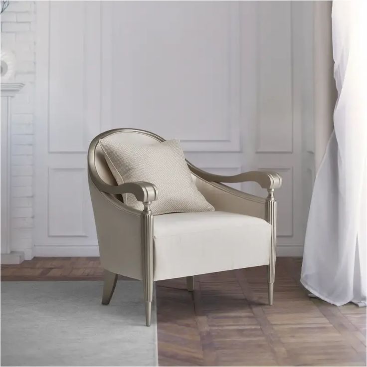 Ghế sofa đơn luxury bo cong sang trọng