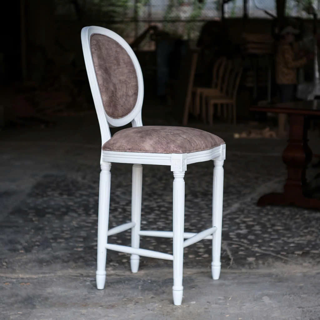 Ghế bar Louis gỗ Ash