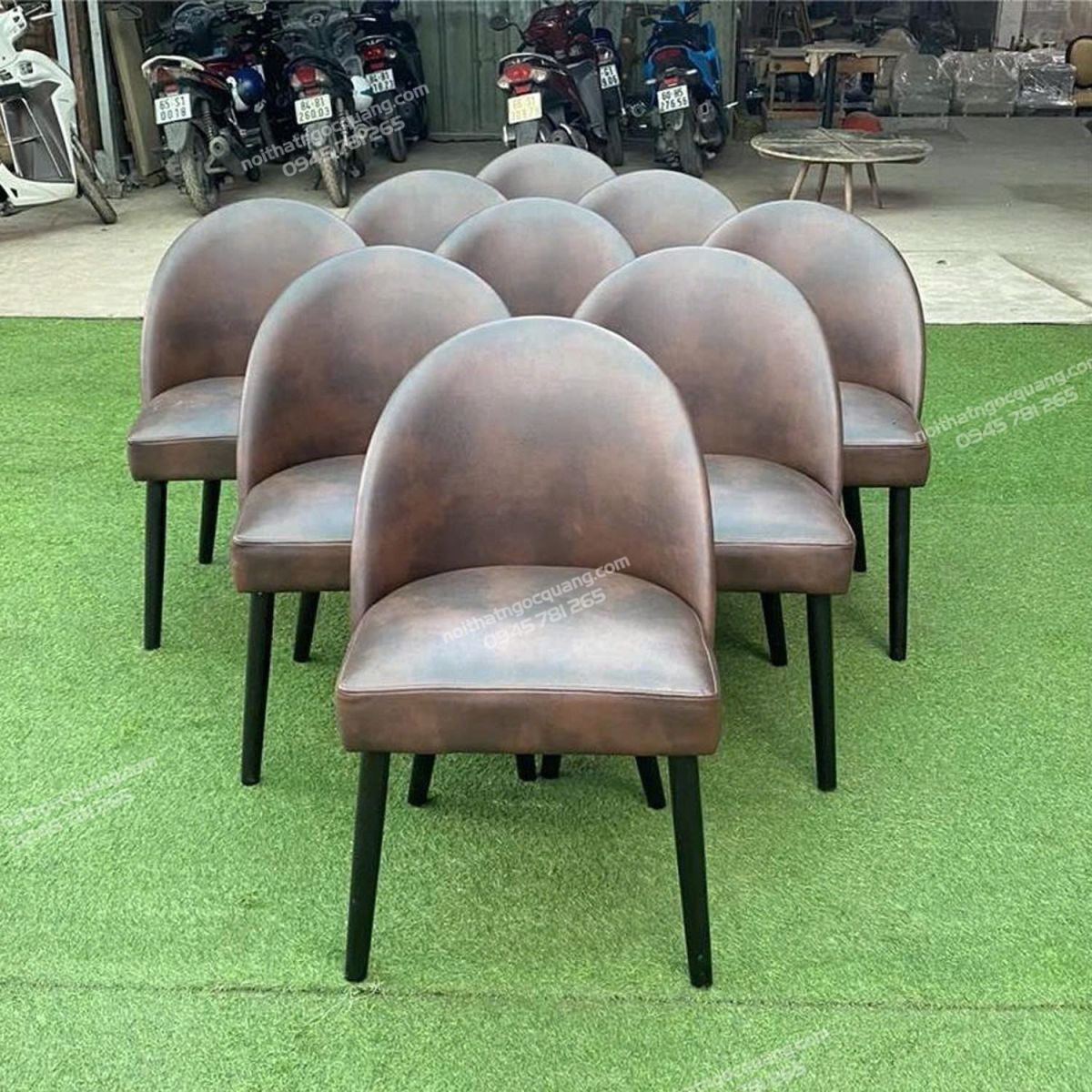 Ghế nhà hàng Velvet không tay